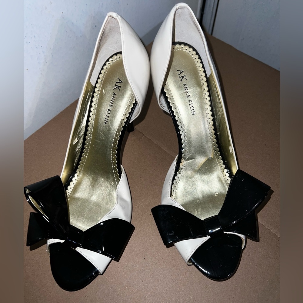 Anne Klein open toed heels